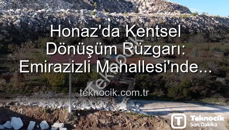 çevre düzenlemesi - Honaz'da Kentsel Dönüşüm Rüzgarı: Emirazizli Mahallesi'nde Çevre Düzenlemesi Yeni Bir Nefes Getiriyor