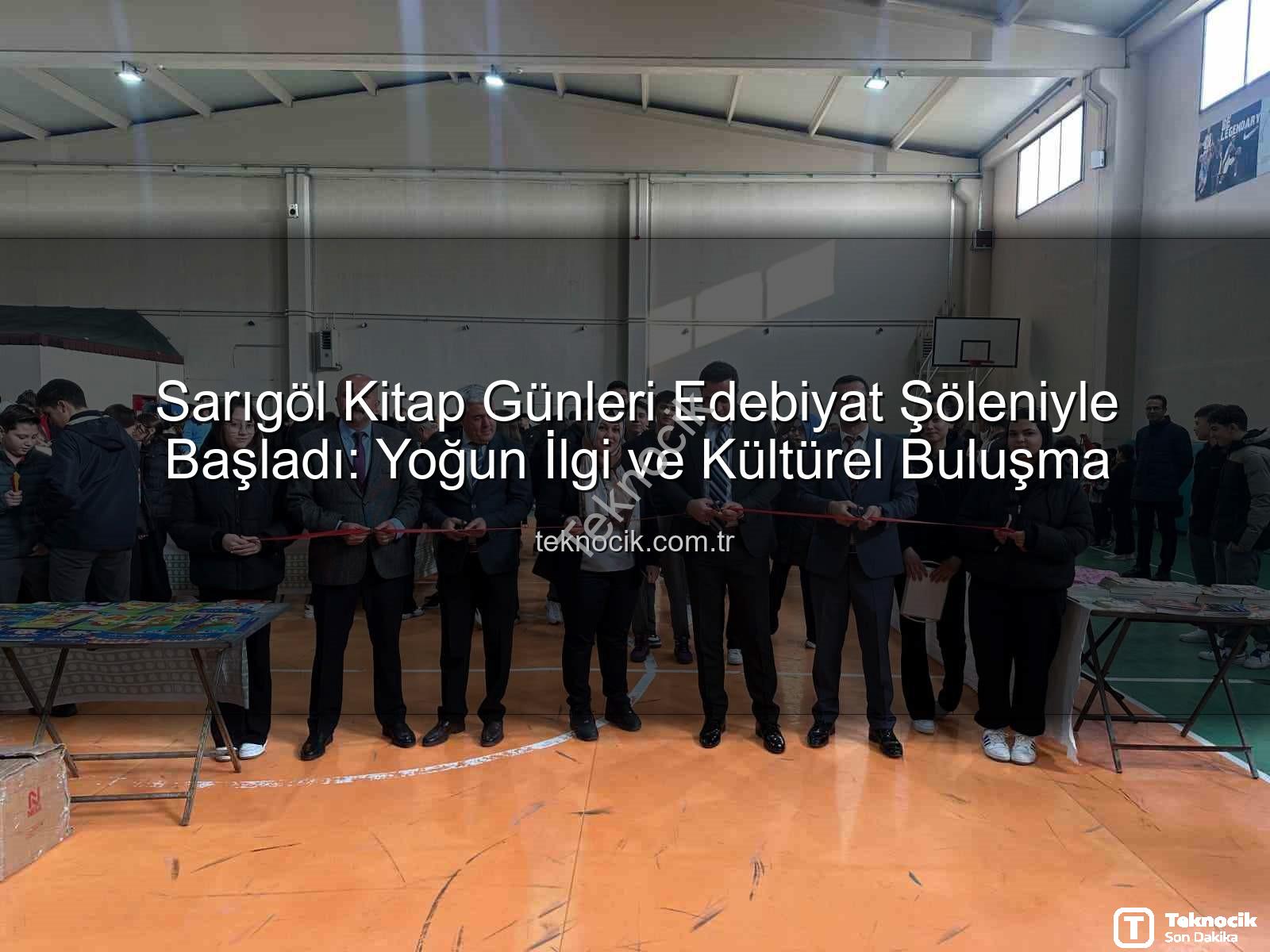 Sarıgöl Kitap Günleri - Sarıgöl Kitap Günleri Edebiyat Şöleniyle Başladı: Yoğun İlgi ve Kültürel Buluşma