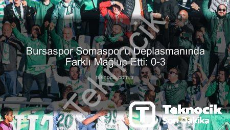Bursaspor Somaspor’u Deplasmanında Farklı Mağlup Etti: 0-3