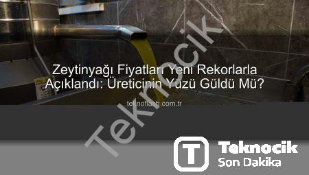 Aydın’dan Kritik Zeytinyağı Fiyatları Açıklandı: Üreticinin Yüzü Gülecek mi?