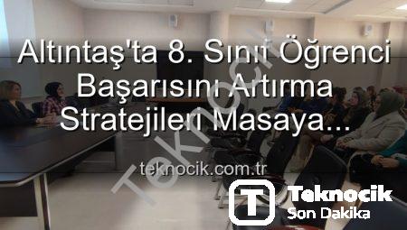 Altıntaş’ta 8. Sınıf Öğrenci Başarısını Artırma Stratejileri Masaya Yatırıldı: Kapsamlı Toplantı Detayları